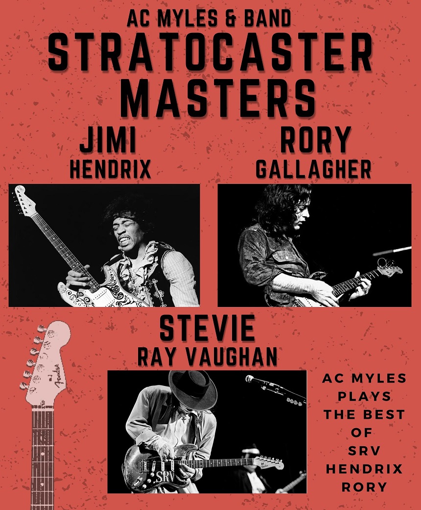 Stratocaster Masters tribute show poster